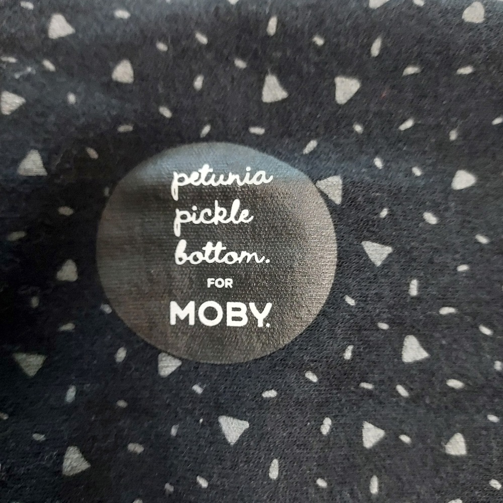 MOBY Petunia Pickle Bottom Moby Wrap Classic Terrazzo Black